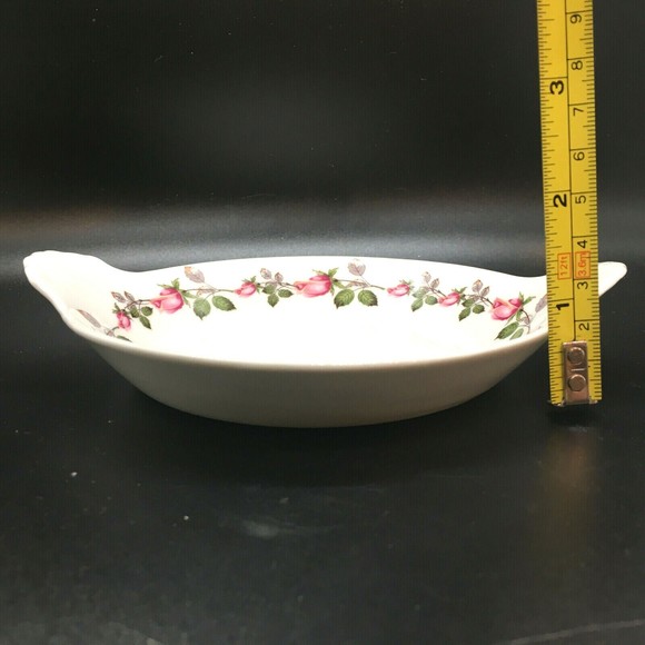 APILCO France Porcelain Au Gratin Eared Baking Dish ROSEBUD Pattern 7" Set of 2 - Picture 8 of 8